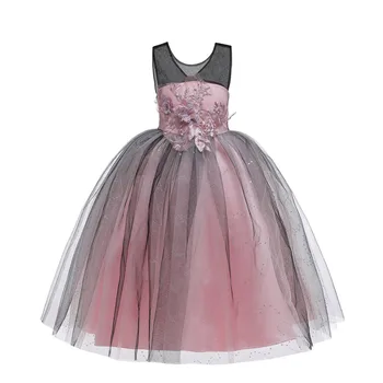 

Pink Lace Piano Performance Princess Dress Girls Kids Wedding Flower Kids Dresses for Girl Costume Birthday Bridesmaid Vestidos