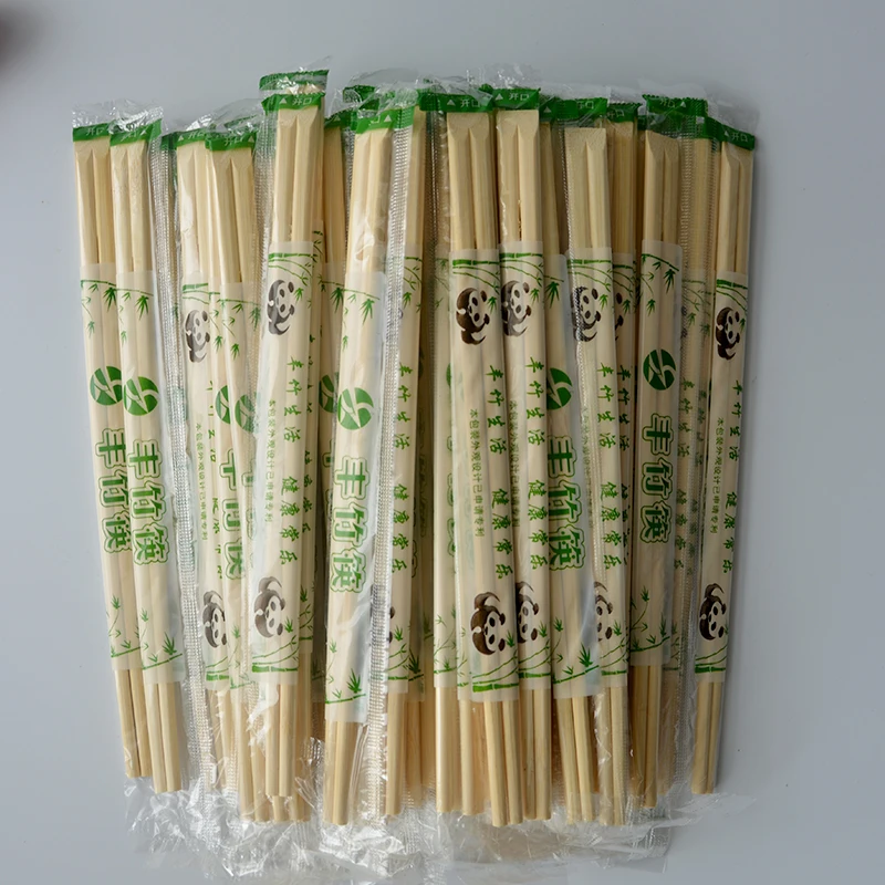 Disposable Bamboo Chopsticks Restaurant Household Packaging Sushi Chinese Food Sticks Tableware Kitchen Accessories 60 Pairs