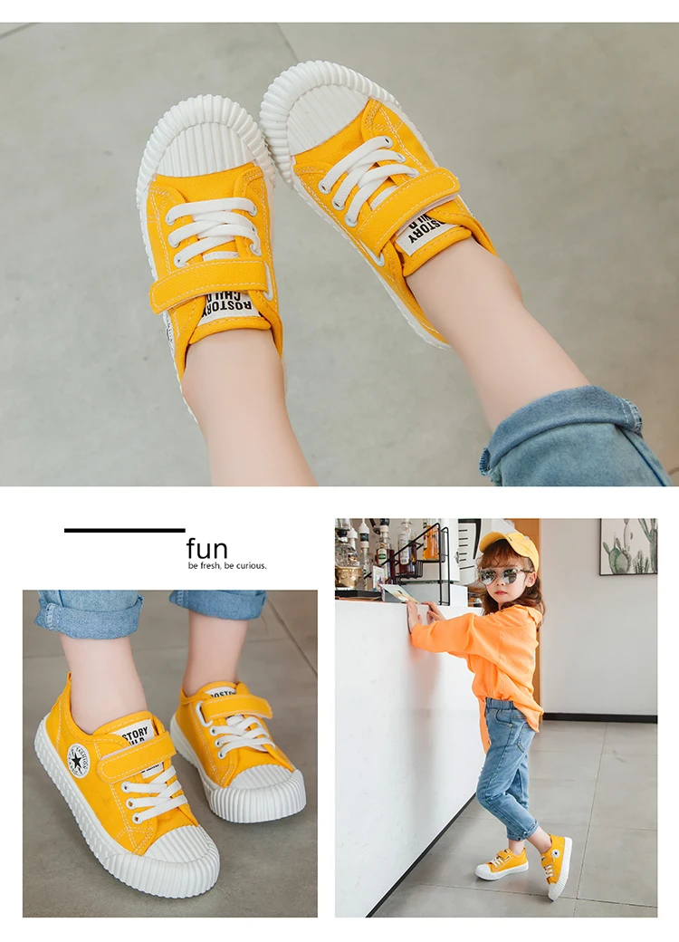 JGSHOWKITO Fashion Brand New Unisex Kids Shoes For Boys Girls Children Casual Sneakers Candy Color Sneakers Classic Running Flat