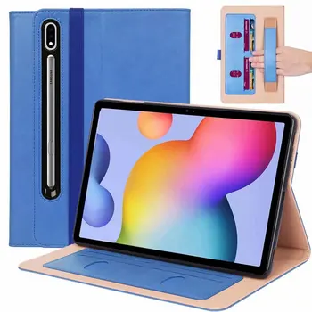

Leather Case for Samsung Galaxy Tab S7 Plus 12.4'' Funda Tablet Case Wallet Design Stand for Galaxy Tab S7 Plus SM-T970 SM-T975