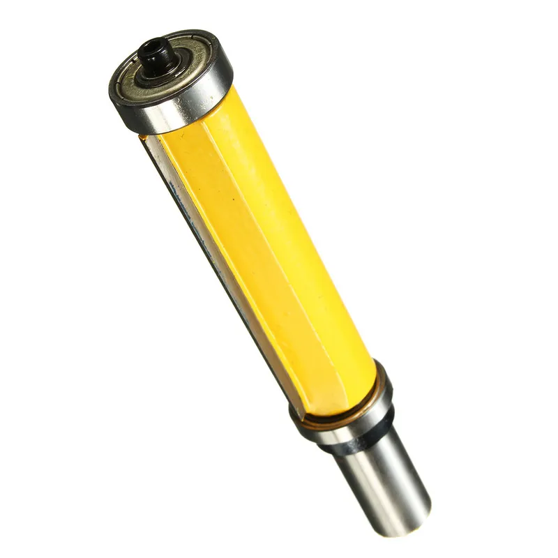 

1pc 112mm Length Flush Trim Pattern Router Bit 1/2 Inch Shank Panel Top &Bottom Bearing Woodworking Milling Cutter