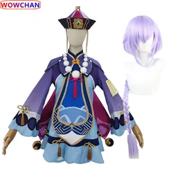 Anime Genshin Impact Project Qiqi Cosplay Costume Zombie Girl Dress Halloween Colthes