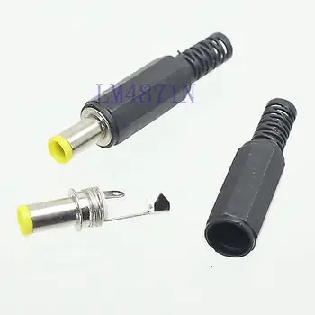 

DHL/EMS 100 pcs 5.5x3.0mm Male Solder DC Power Barrel Tip Pin Plug Connector solder samsung -d2