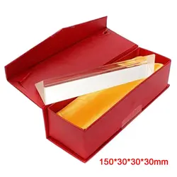 150x30x30x30mm Triangular Prism Optical Prisms Glass Physics Teaching Refracted Light Spectrum Children Students Present