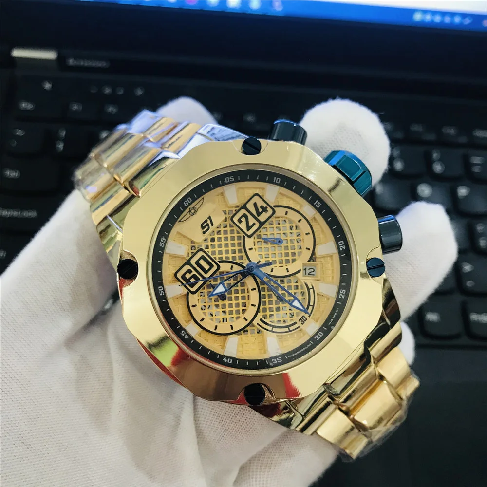 Undefeated Invicible 100% Function S1 RALLY Quartz Watch RALLY Stainless Steel Timer Waterproof Wristwatch Dropshipping