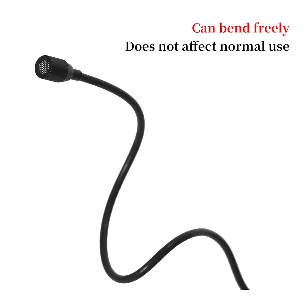 Iiimymic Profissional Preto Fone de Ouvido Microfone Pinos Xlr Ta4f Headworned Microfone Duplo Gancho da Orelha para Shure Sistema Bodypack sem Fio - Image 2