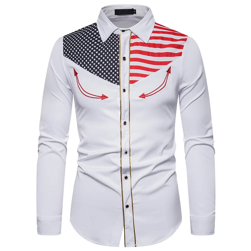 New Mens Western Cowboy Shirt Hipster 