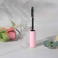 1 sztuk 10ml puste rzęsy maskara w tubce tube fiolki butelka narzędzie moda na olej rycynowy DIY maskara zestaw z srebrna nakładka 5