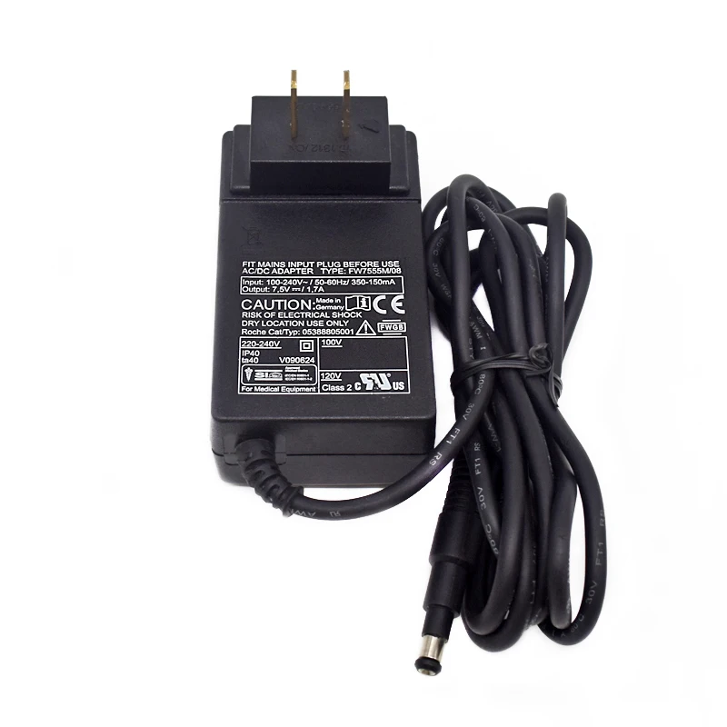 

For Roche Cobas ACCUCHEK Inform II AC Adapter Power Supply FW7555M/08 - Used