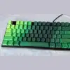 Jungle Green Color Gradient Keycaps PBT 87 108 OEM Profile ANSI ISO Side Print for Cherry MX Switches for Mechanical Keyboards ► Photo 2/6