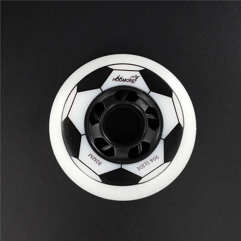 8 pcs/lot inline skates wheel with ABEC skating bearing 80mm 76mm 72mm skate rodas for FSK slalom HV high KSJ WFSC IGOR