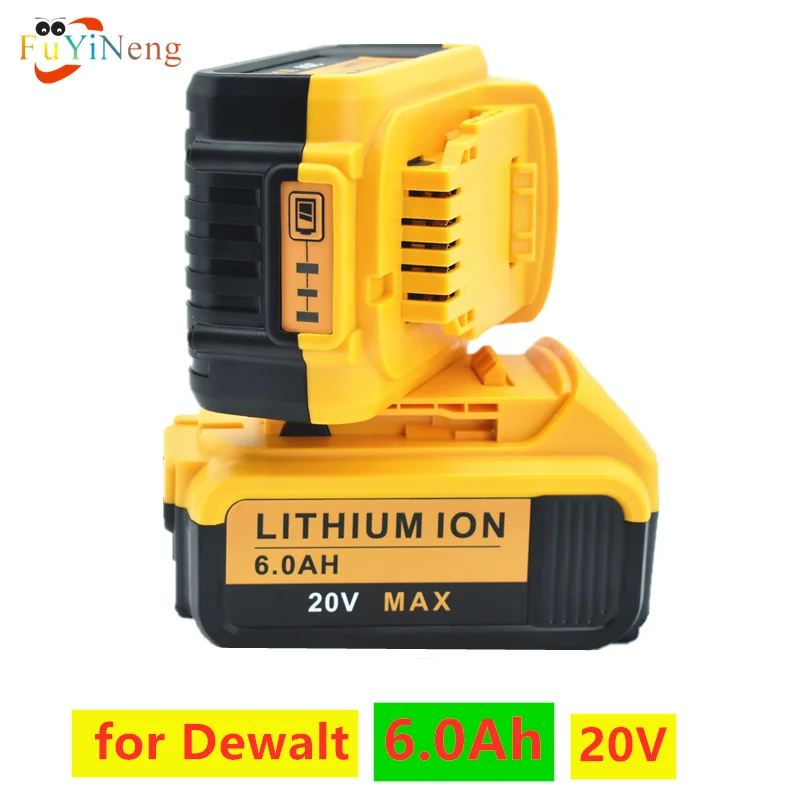 Сменный аккумулятор для электроинструмента DeWalt DCB184 DCB181 DCB182 DCB200 20 в 6A 18 |