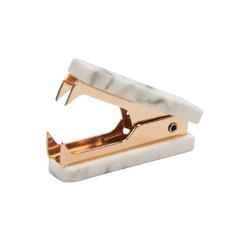 

Marble Pattern Staple Remover Nordic Mini Jaw Extractor Nail Puller Stationery