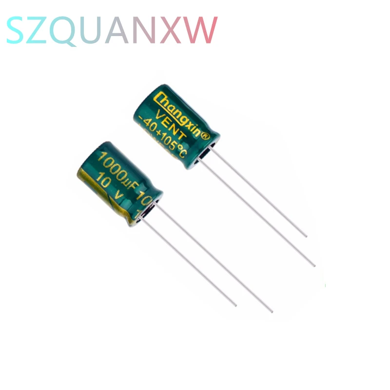 20PCS 10V1000UF 8x12mm 8*12mmhigh frequency low resistance power motherboard long life electrolytic capacitors | Электронные