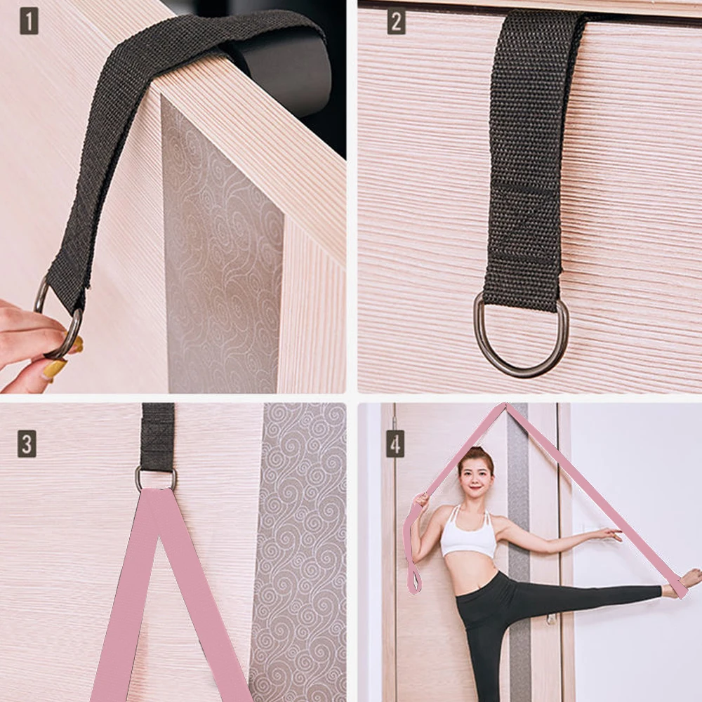 Door Flexibility Stretching Leg Stretcher Strap for Ballet Cheer Dance Gymnastics Trainer Yoga Flexibility Leg Stretch belt