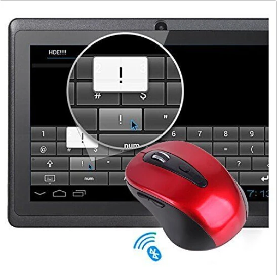 Mini Bluetooth3.0 Optical Mouse Black 1600 DPI/CPI Fr PC Android Macbook Laptop Bluetooth PC Mini Wireless Mouse Optical
