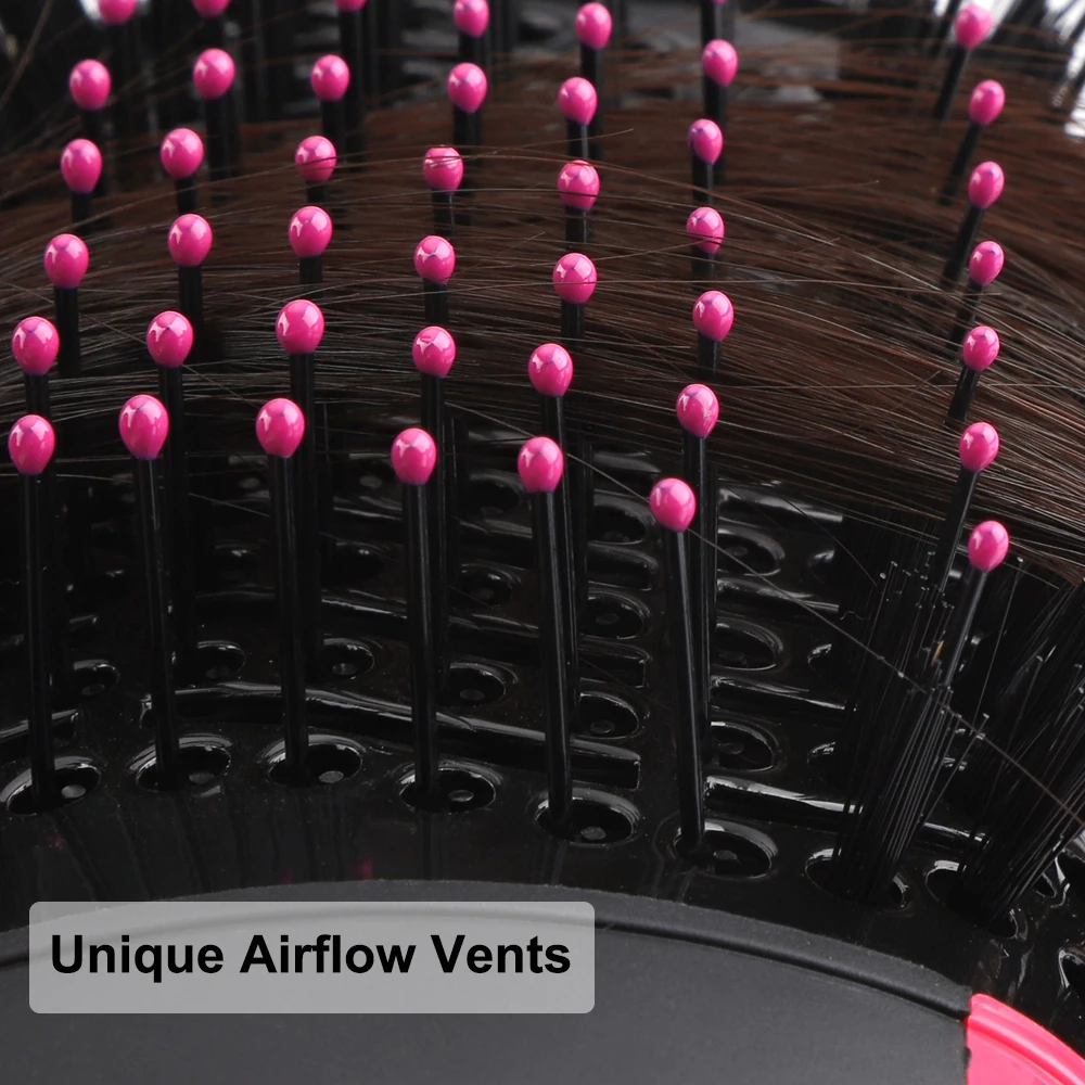 One Step Hair Dryer and Volumizer 2 in 1 Hair Straightener Comb Blow Dryer Roller Curler Salon Hair Styling Tools Accessory