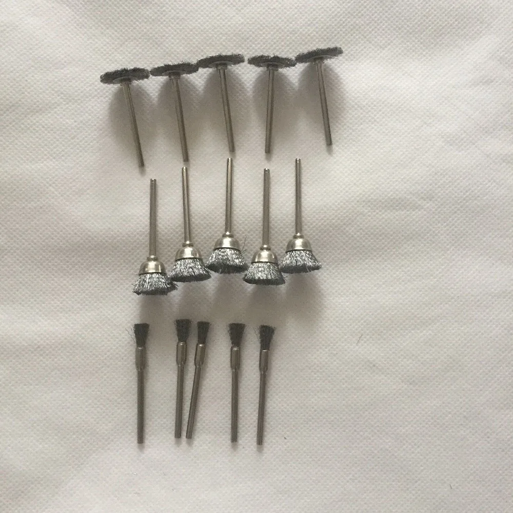 30pcs/Set Small Stainless Steel Wire Wheel Wire Brush Kit For Drill Rotary Tool