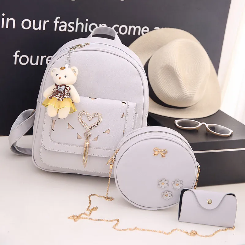 most stylish backpacks 2022 New Fashion Women's PU Student Fashion Child Mother Backpack cool backpacks accessories	