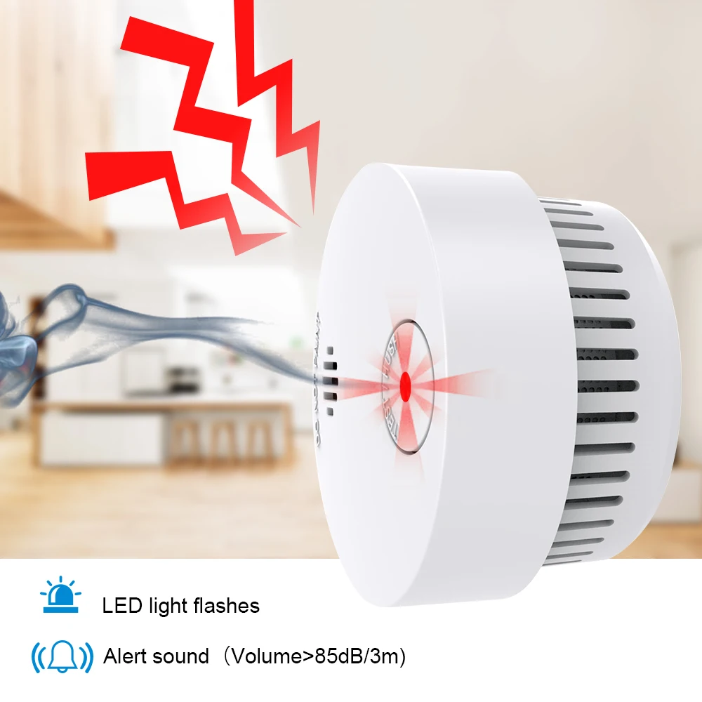CPvan SM01 Smoke Detector rookmelder 10 jaar EN14604 CE Certified Smoke Sensor Fire Detector Fire Alarm Systems Detector Smoke