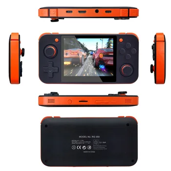 

New Retro Game RG350 Video Game Handheld game console MINI 64 Bit 3.5 inch IPS Screen 16G+32G TF Game Player RG 350 PS1
