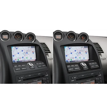 

System Navigation Panel trim Accessories UV-resistant Interior Carbon Fiber