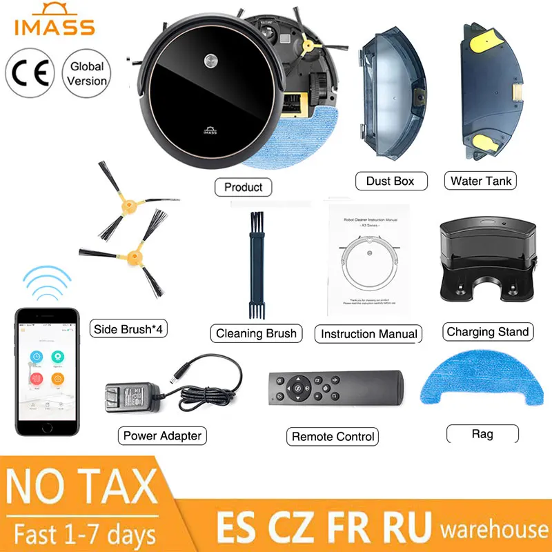 IMASS A3S Robot Vacuum Cleaner Hisap 