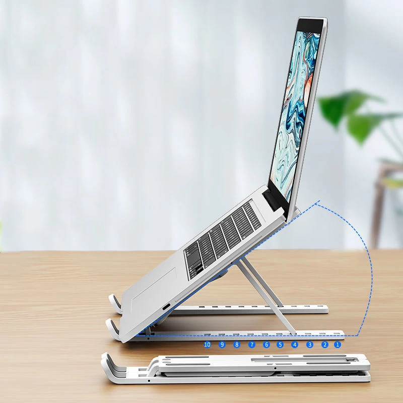 Portable Laptop Stand  Adjustable Laptop Holder Tablet Bracket Foldable Macbook Support Notebook Base For PC Computer