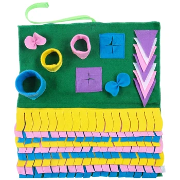 

Pet Dog Snuffle Mat Training Pet Feeding Mat Nosework for Dogs Activity Fun Play Mat for Relieve Stress Restlessness 17.7 x 19.7