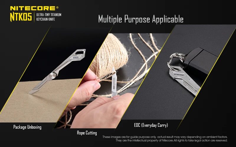 Nitecore NTK05 Titanium Keychain Knife (16)