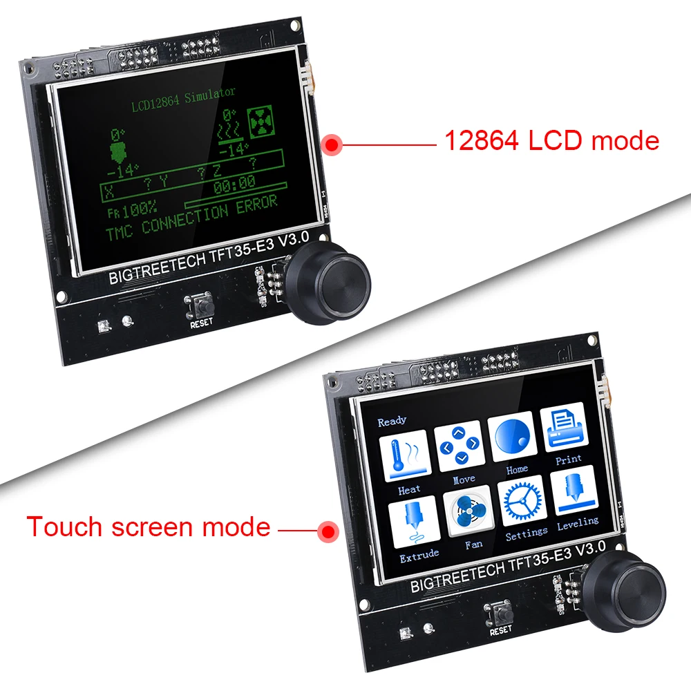 BIGTREETECH TFT35 E3 V3.0 сенсорный экран/12864 ЖК-дисплей управление части 3d принтера для Ender 3 SKR MINI E3 SKR V1.3 плата VS TFT24