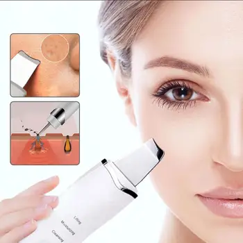 

Ultrasonic Skin Scrubber Deep Face Cleaning Machine Peeling Shovel Facial Pore Cleaner Face Skin Scrubber Lift Machine