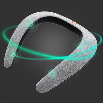 

New Wireless Bluetooth 4.0 Wearable Speaker Double Speakers Bass and 3D Stereo Music Player Support TF Card Microphone D30