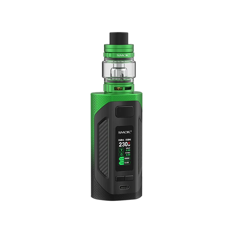 Электронных сигарет SMOK ригель комплект 230W коробка MOD Создано 18650 с 6 5 мл TFV9 бак V9