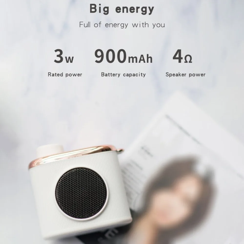 Cm-2 ретро супер бас мини портативный динамик с USB Handfree маленький музыкальный динамик MP3-плеер с микрофоном