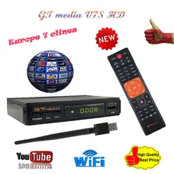 GTmedia V7S HD1080P Full HD DVB-S2 + бесплатно 1 год Cccam линии спутникового ТВ ресивера вся Европа Испания поддержка PowerVu, DRE & Biss ключ