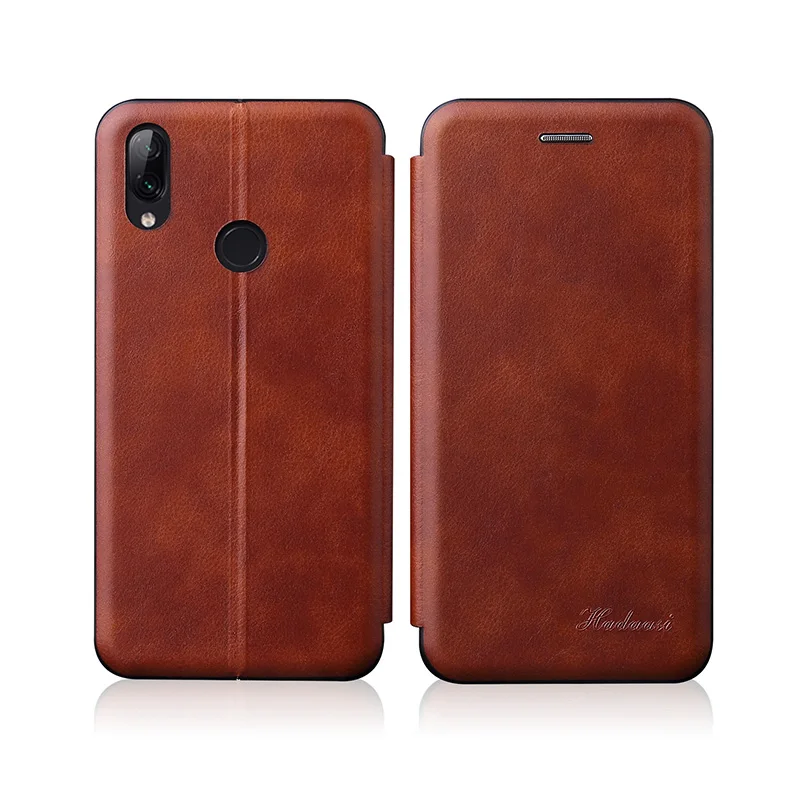 Brown Кожаный флип-чехол для samsung galaxy a30s a50s a10 a20 a20e a30 a40 a50 a70 m10 m20 s7 edge s8 s9 s10 Примечание 10 j4 j6 plus чехол - Цвет: Brown