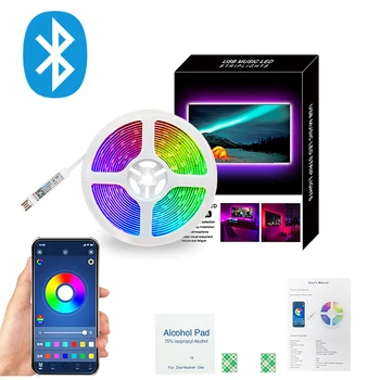

3m Bluetooth RGB LED Strip Light SMD5050 USB 5V TV Backlight dance with music