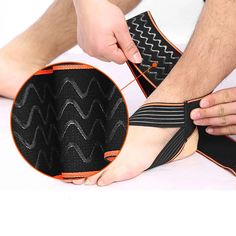 Защита голеностопного сустава от колена Cinta Elastica Deportiva повязка спортивная лента Vendaje герметичная обмотка дышащая спортивная защита