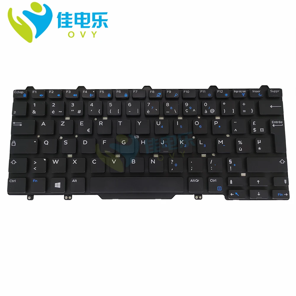 

FR 0FTTYH Replacement Keyboards for Dell latitude 13 3340 3350 E5450 E5470 French AZERTY FTTYH black laptops keyboard Real New