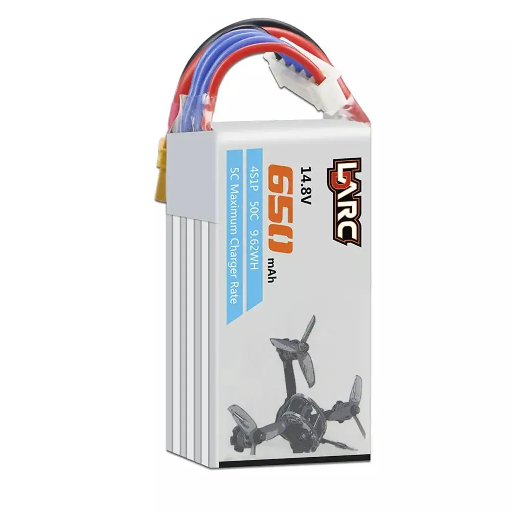 RCtown LDARC 14 8 V 650mAh 50C 4S Lipo батарея электрическое количество подсказки для 130GTI ET125 |