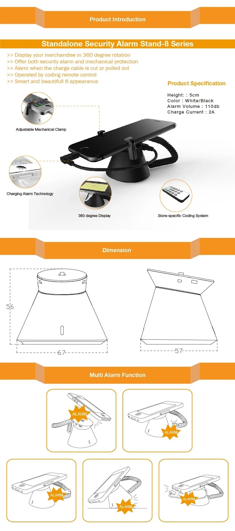 Cell_Phone_Retail_Display_Stands_with_Charging_and_Alarm_mobile_anti_theft_holder - 