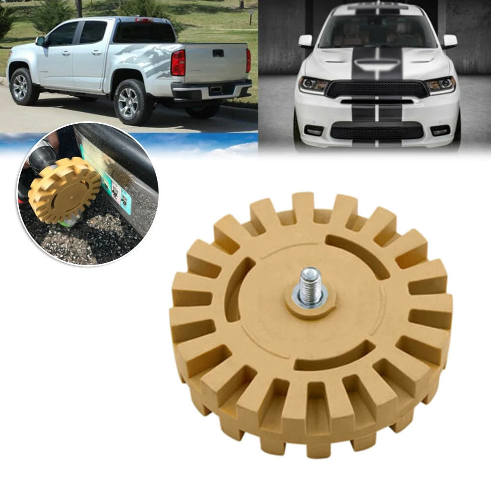 

4inch Brand New And High Quality Rubber Eraser Wheel Adhesive Sticker Pinstripe Decal Graphic Remover