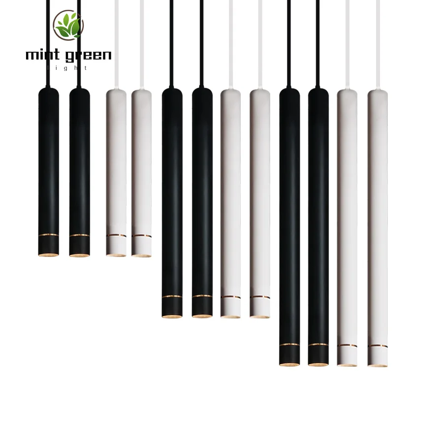 

Decoration Hanging Light Kitchen Lamp Dining Room Shop Bar CounterCylinder Pipe living room golden ring pendant lamp lights