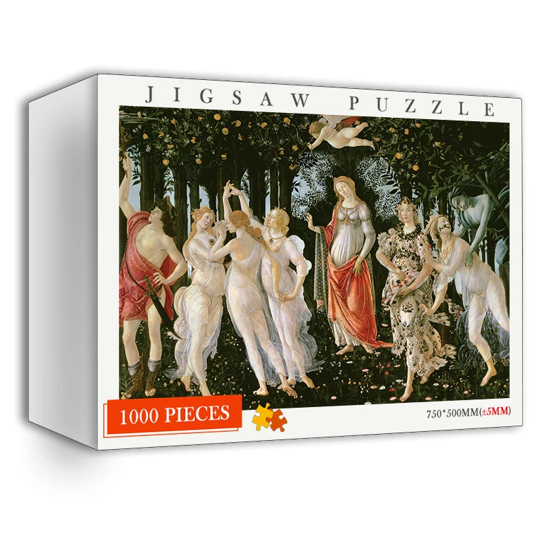 

1000 Pieces Oil Painting Puzzles Toys Wooden Adults 1000 Pieces Jigsaw Puzzle Art Painting DIY Assembly 1000 Pieces Puzzles Toys