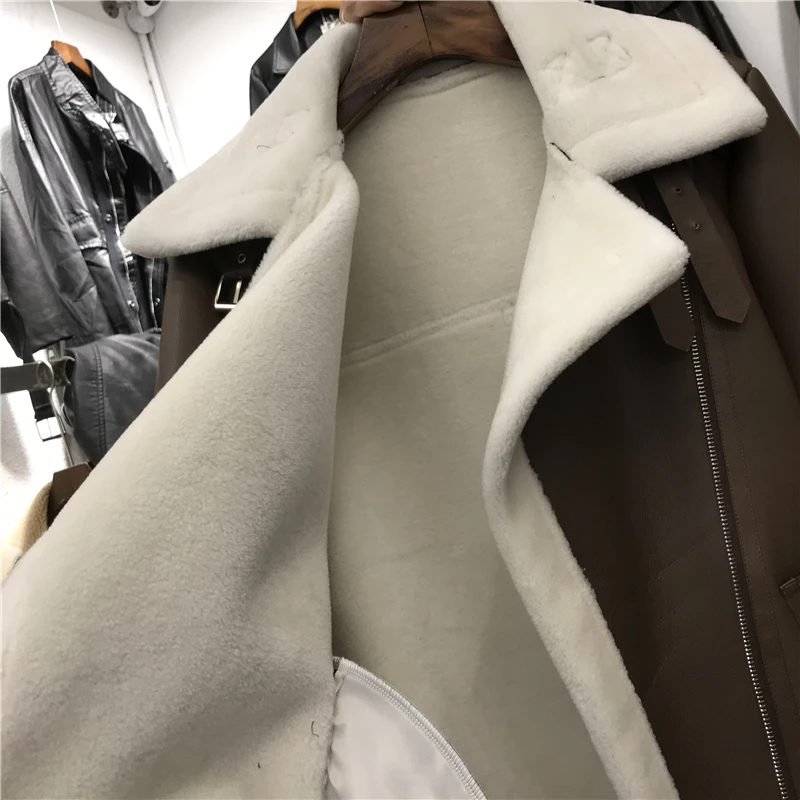 Winter Thick warm Chic Buckle lacing PU leather