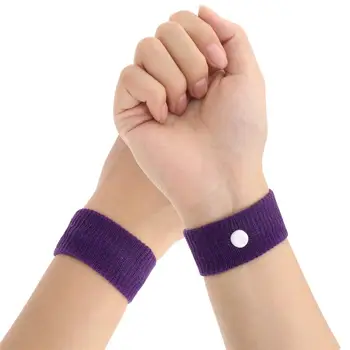 

8 Pairs of Polyester Motion Sickeness Bands Sea Sickness Bands Anti-Nausea Wristbands for Car Flight Pregnancy Sea Trips