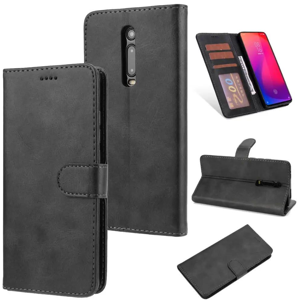 

Case for Xiaomi 9T 360 ° Protection Flip Wallet Phone Case For XIAOMI 9T Luxury flip leather case Shockproof cover for mi 9t pro