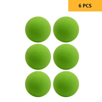 

6PCS Professional Golf Training Ball Kids Beginner Practice Ball Golf EVA Soft Ball Golf Sports Equipment Green