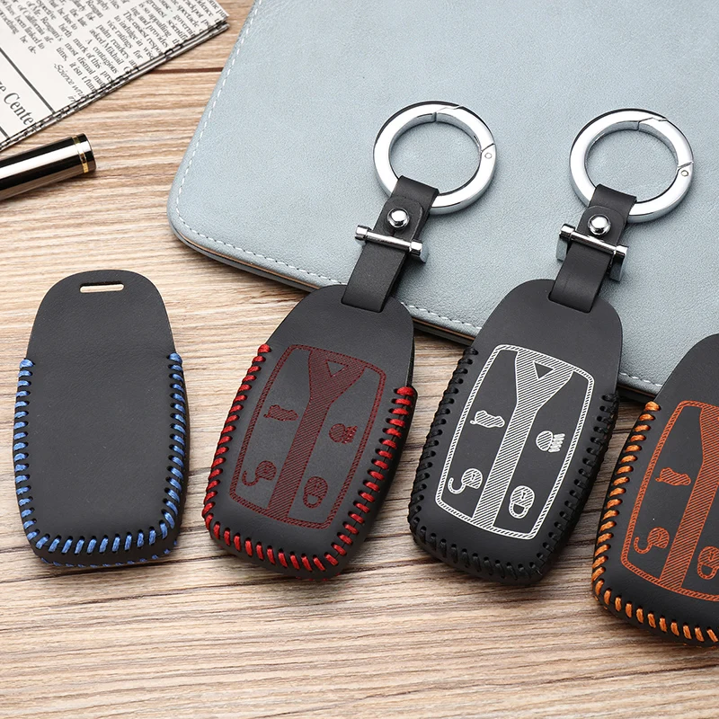 Luckeasy кожаный ключ чехол для Land Rover freelander 2 2009 2010 2011 2012 чехол key2y
